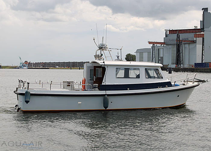 Boot Vlissingen 1 voor asbijzettiing of asverstrooiing op de Westerschelde of de Noordzee